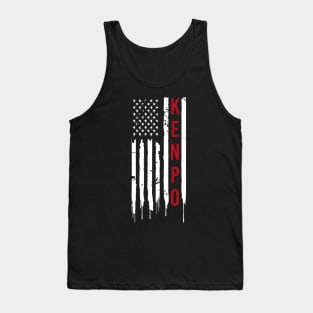 Kenpo Karate American Flag Tank Top